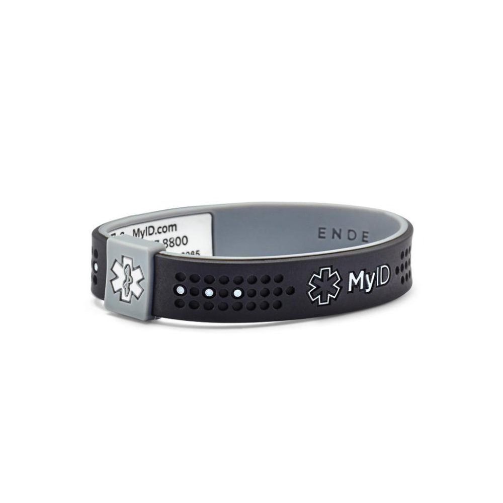 MyID SPORT | Bracelet | Gray/Black | X-small